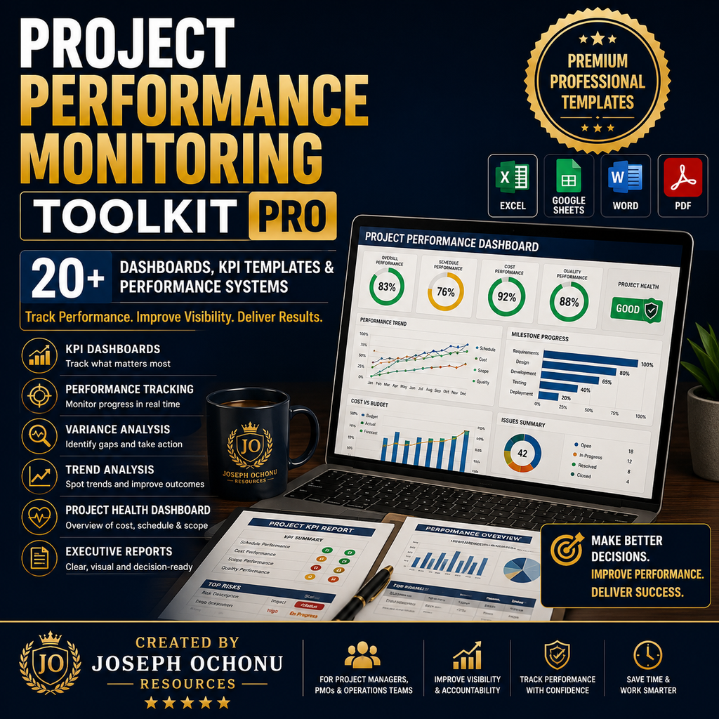 Project Performance Monitoring Toolkit Pro