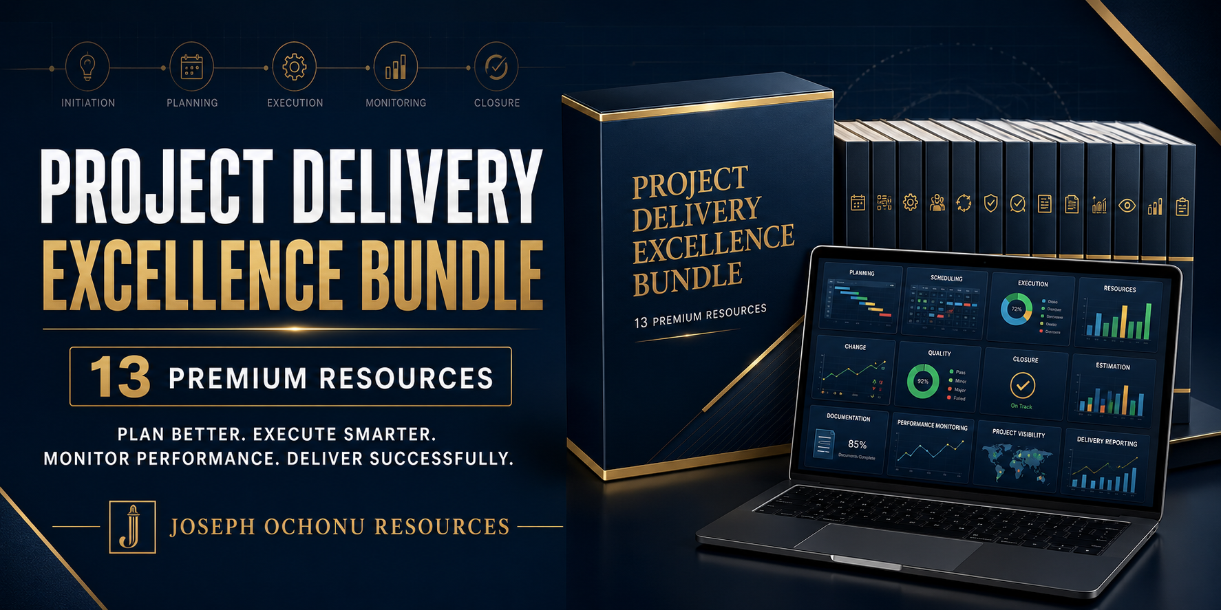 Project Delivery Excellence Bundle | Templates, Dashboards & Project Delivery Systems