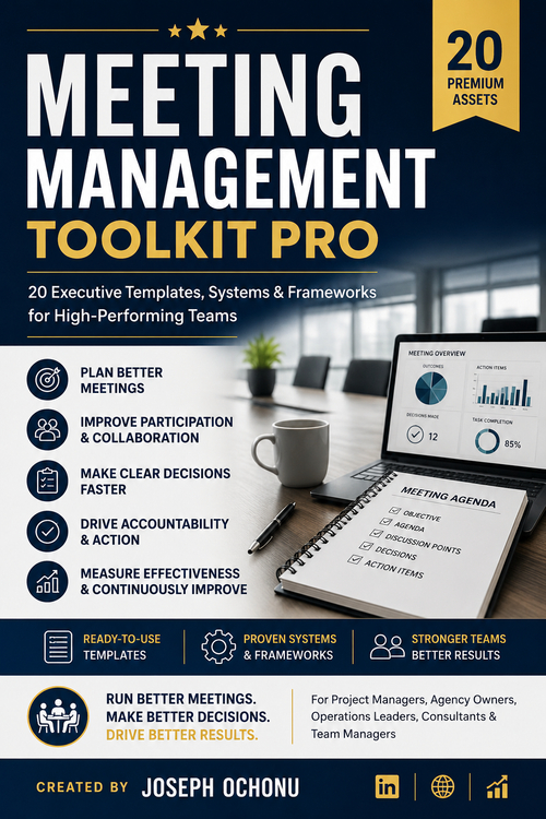 Meeting Management Toolkit Pro