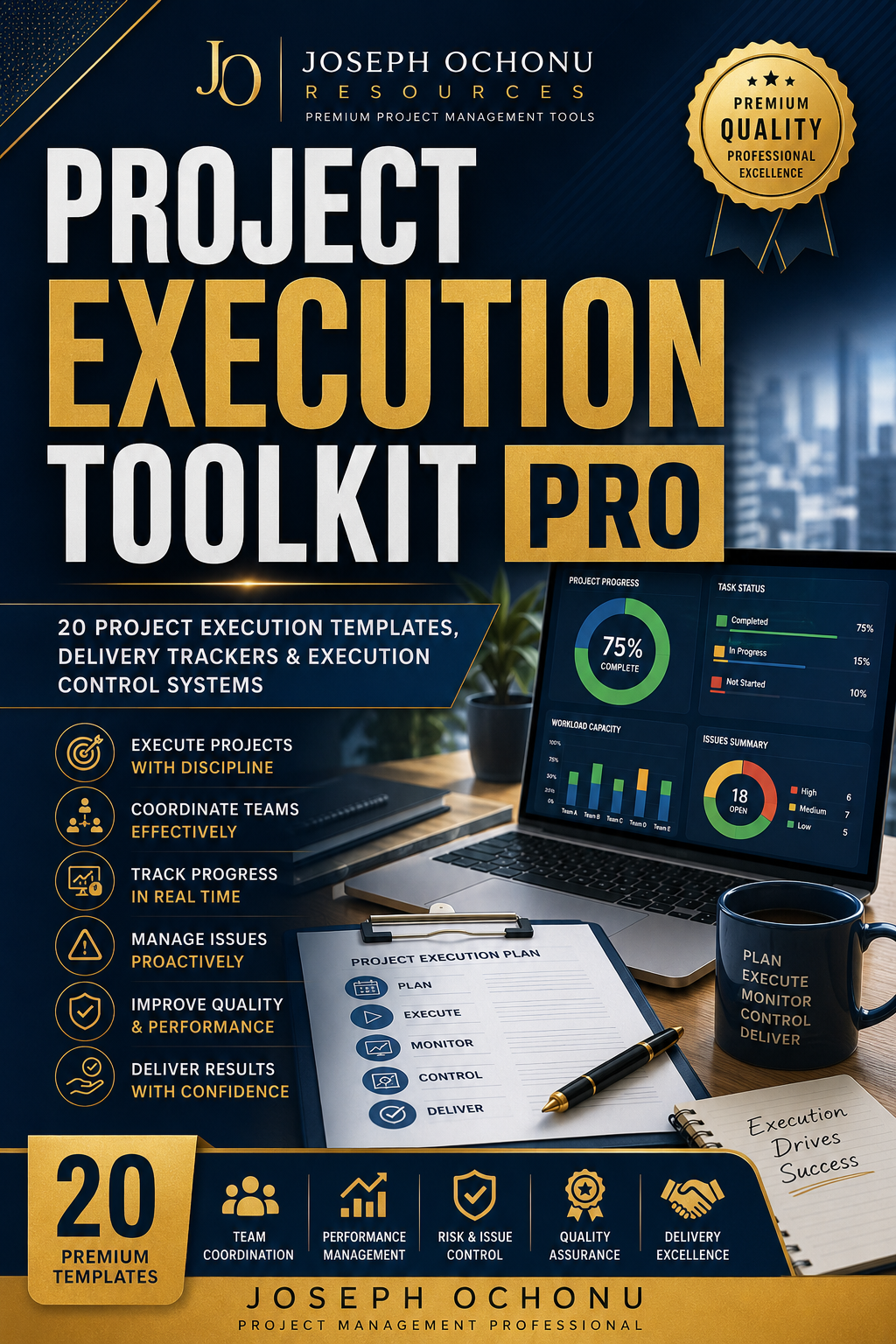 Project Execution Toolkit Pro | Templates, Dashboards & Execution Systems