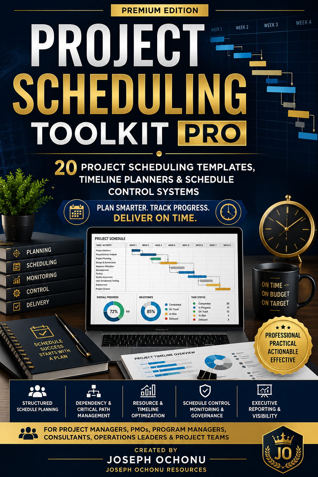 Project Scheduling Toolkit Pro | Templates, Dashboards & Scheduling Systems