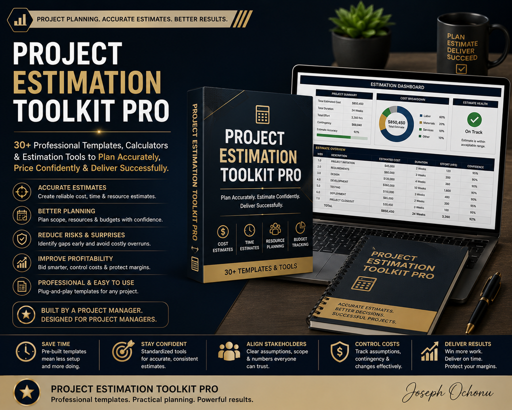 Project Estimation Toolkit Pro | Templates, Calculators & Project Estimation System