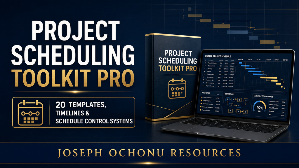 Project Scheduling Toolkit Pro | Templates, Dashboards & Scheduling Systems