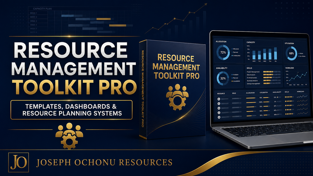 Resource Management Toolkit Pro | Templates, Dashboards & Resource Management System