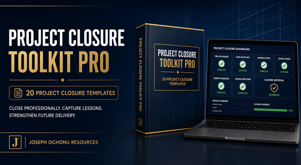 Project Closure Toolkit Pro | Templates, Dashboards & Project Closure Management System