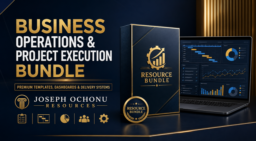 Business Operations & Project Execution Bundle | Templates, Dashboards & Operational Excellence Systems