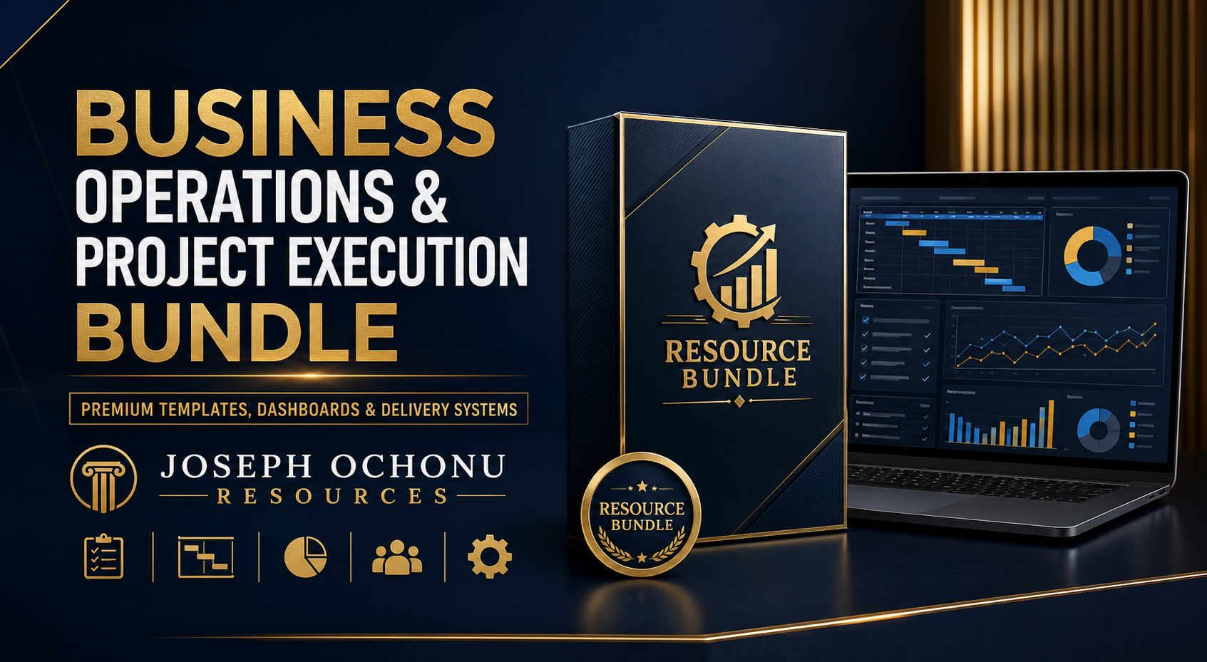 Business Operations & Project Execution Bundle | Templates, Dashboards & Operational Excellence Systems
