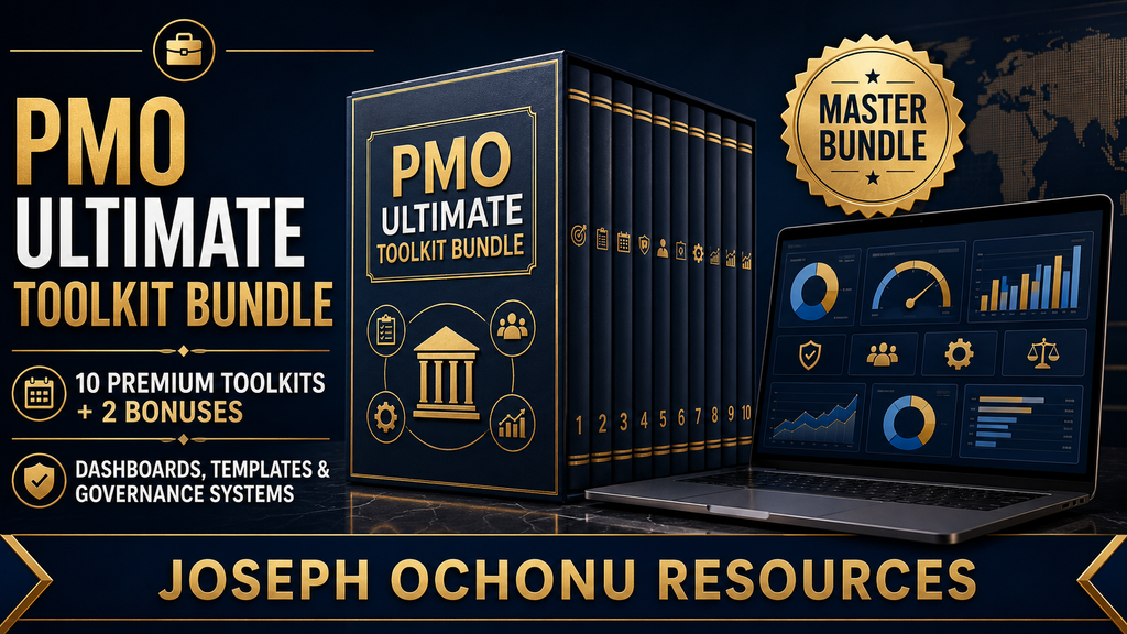 PMO Ultimate Toolkit Bundle | Dashboards, Templates & Governance Systems