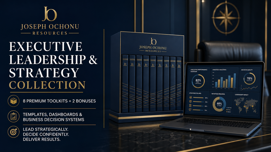 Executive Leadership & Strategy Collection | Templates, Dashboards & Business Decision Systems