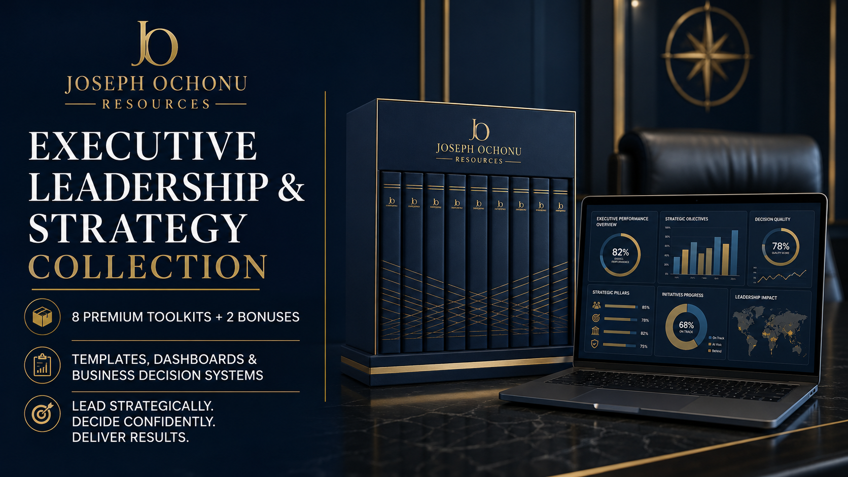 Executive Leadership & Strategy Collection | Templates, Dashboards & Business Decision Systems