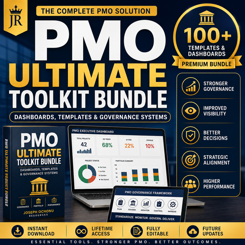 PMO Ultimate Toolkit Bundle | Dashboards, Templates & Governance Systems