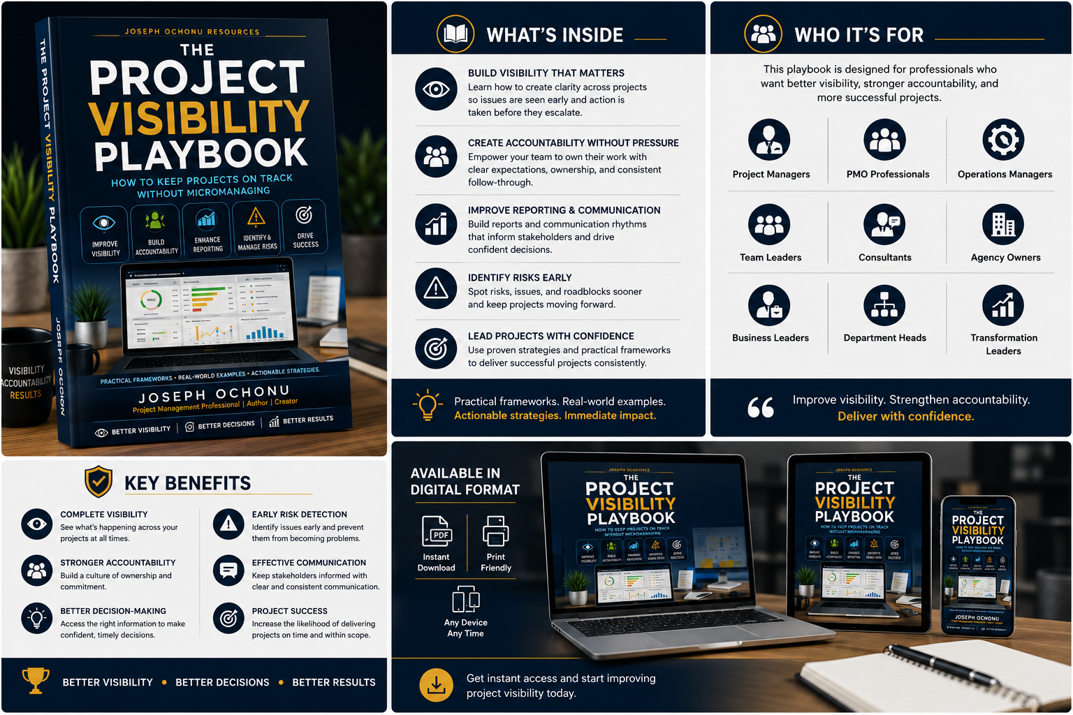 The Project Visibility Playbook | How to Keep Projects on Track Without Micromanaging