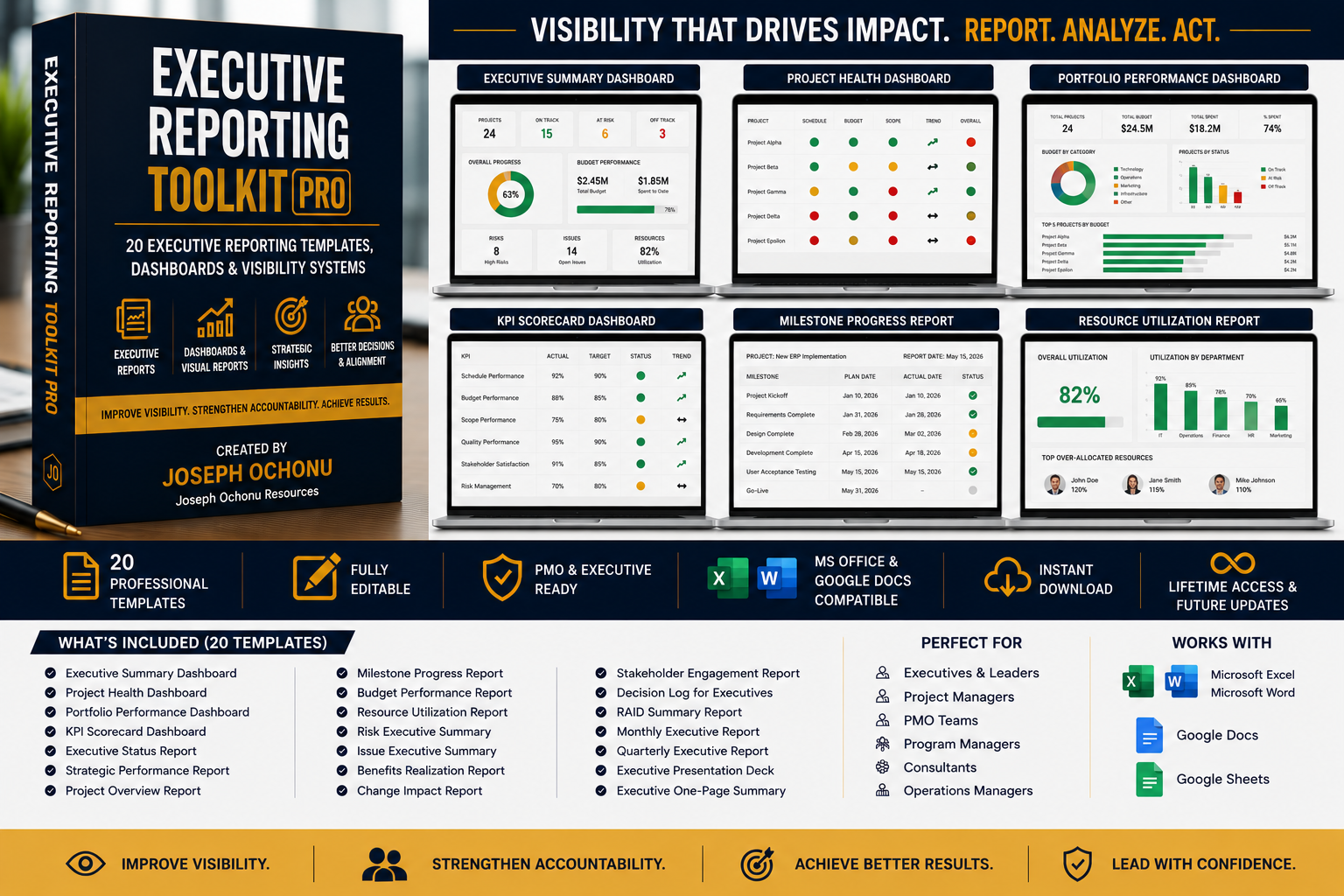 Executive Reporting Toolkit Pro
