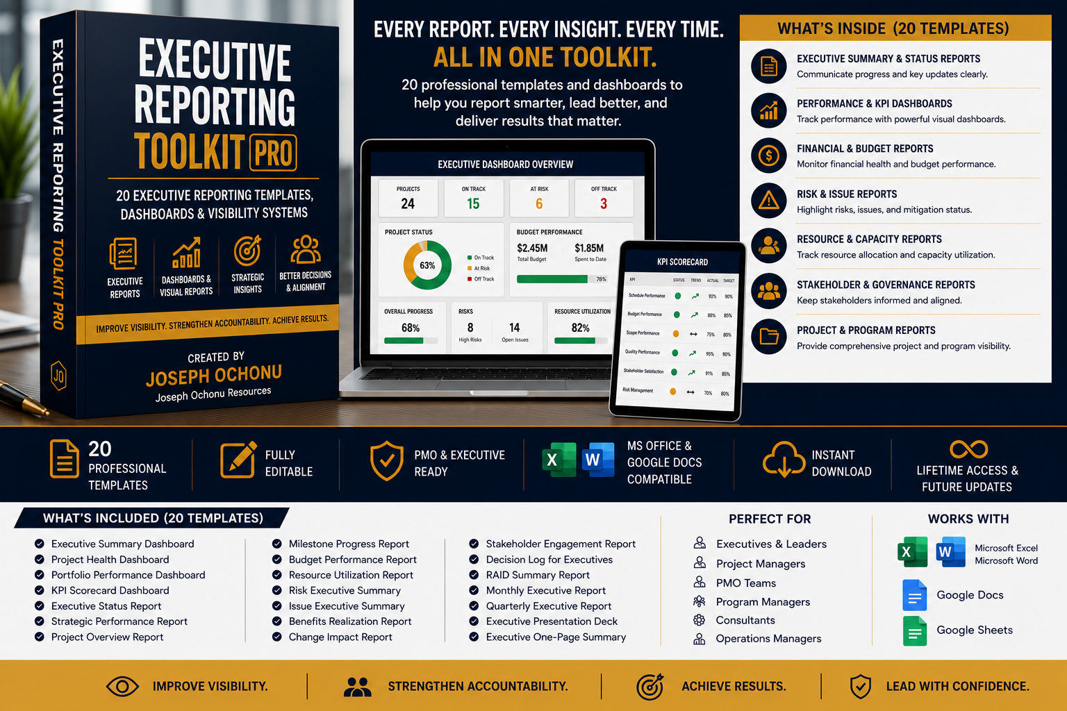Executive Reporting Toolkit Pro