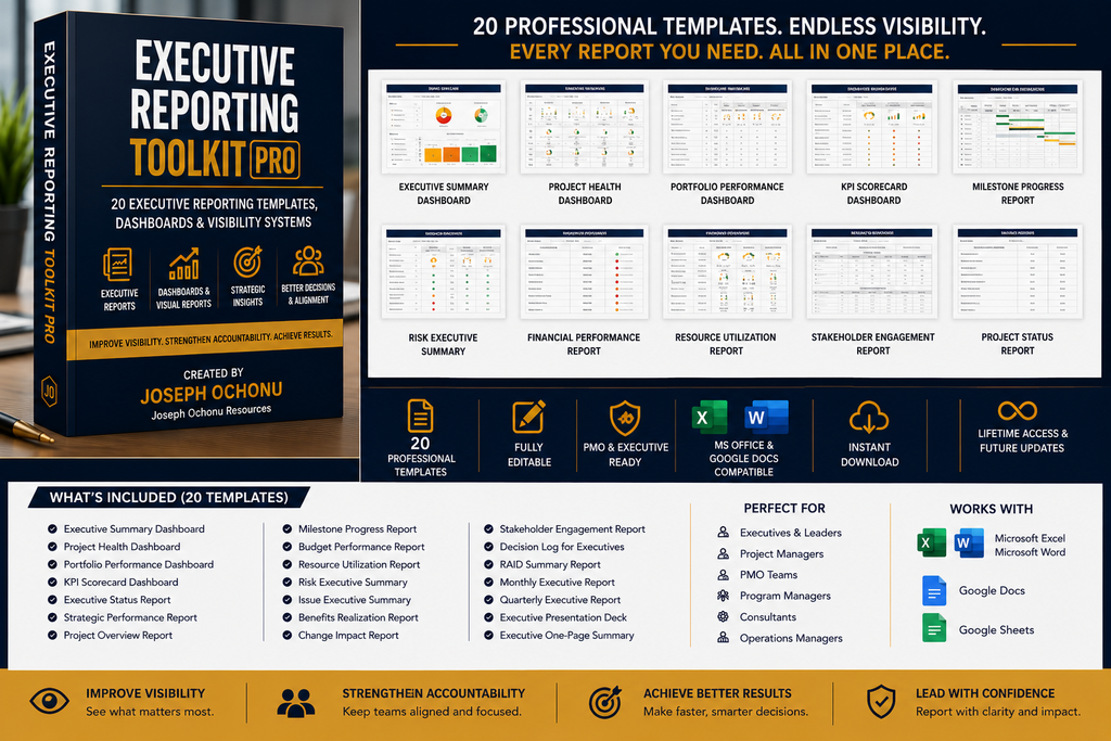 Executive Reporting Toolkit Pro