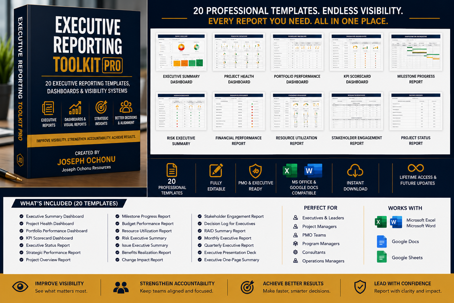 Executive Reporting Toolkit Pro