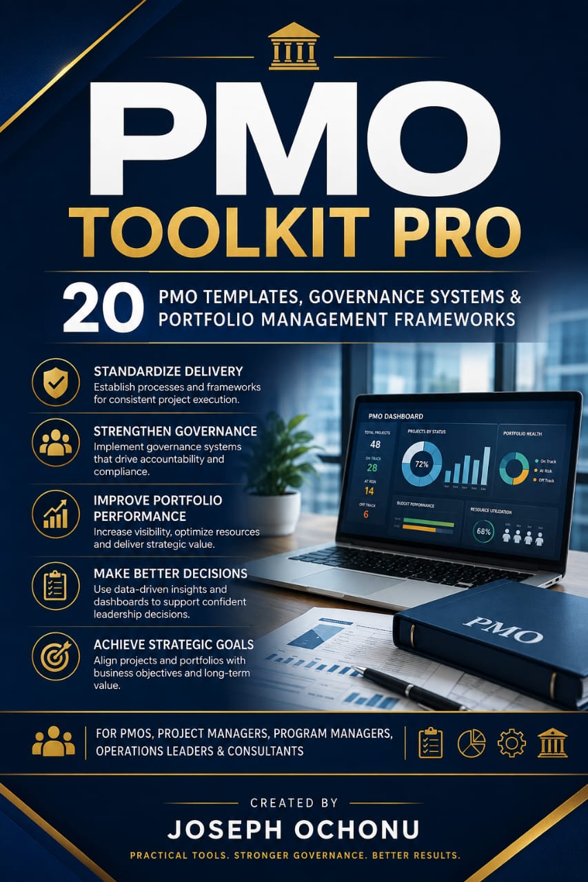 PMO Toolkit Pro – Project Management Office Dashboards & Governance System
