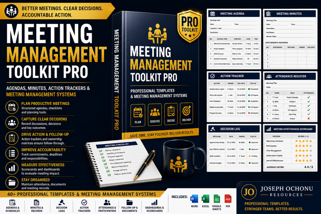 Meeting Management Toolkit Pro