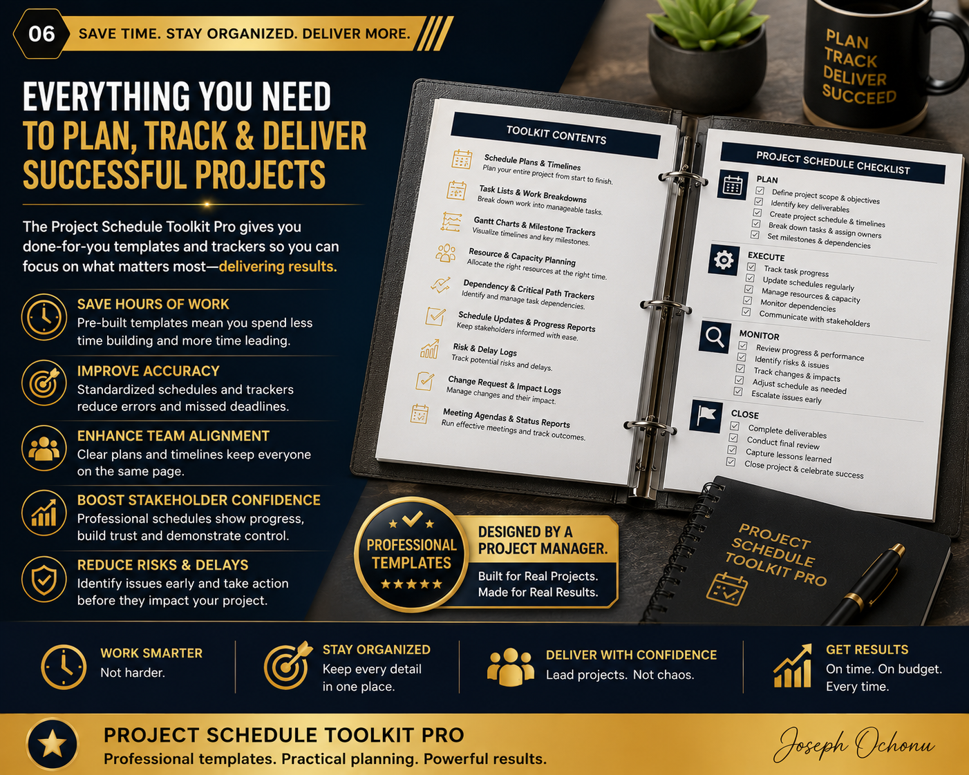Project Scheduling Toolkit Pro | Templates, Dashboards & Scheduling Systems