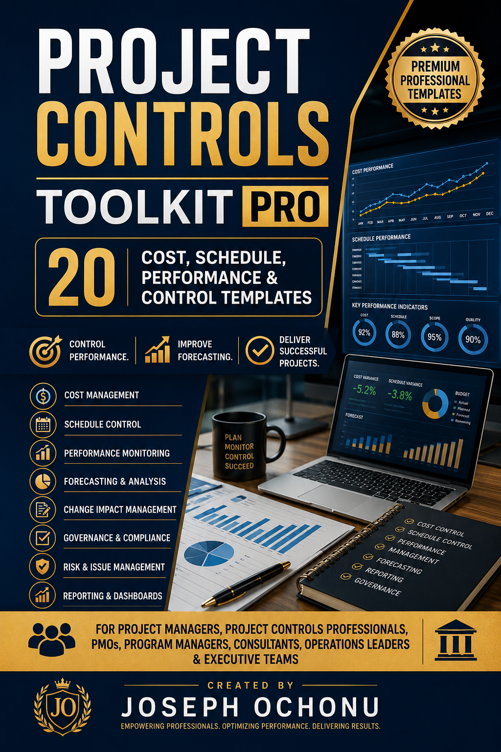 Project Controls Toolkit Pro | Templates, Dashboards & Performance Tracking System