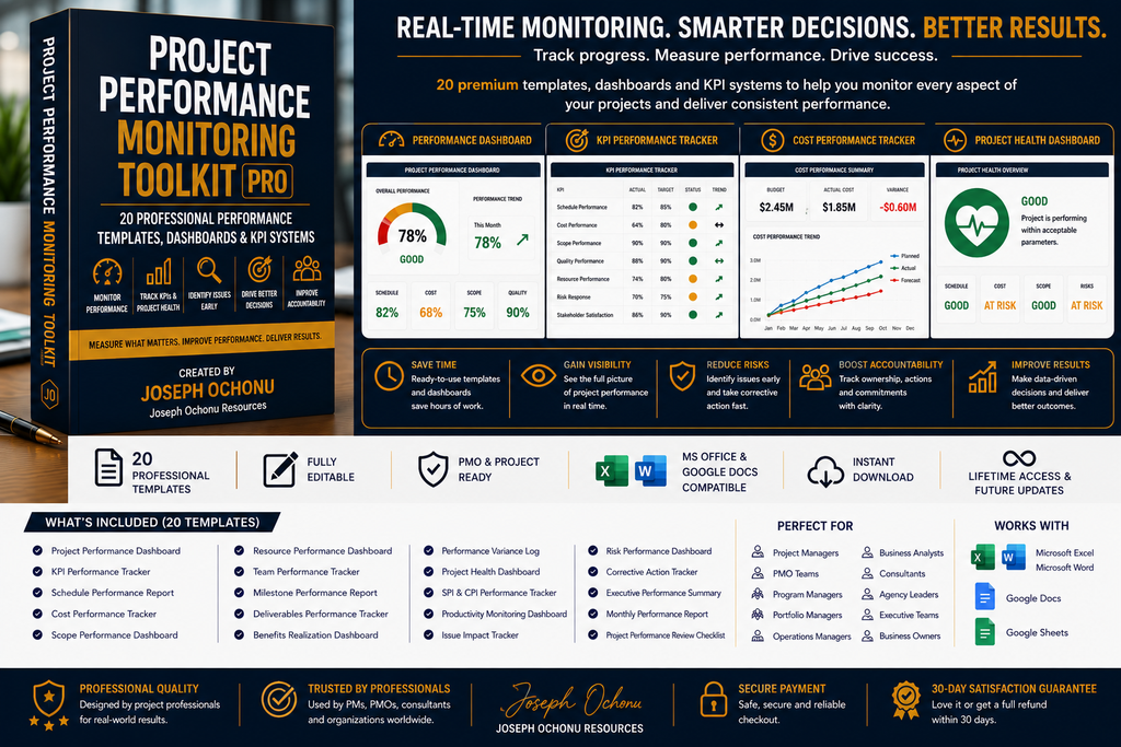 Project Performance Monitoring Toolkit Pro