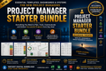 Project Manager Starter Bundle | Templates, Dashboards & Project Management Essentials