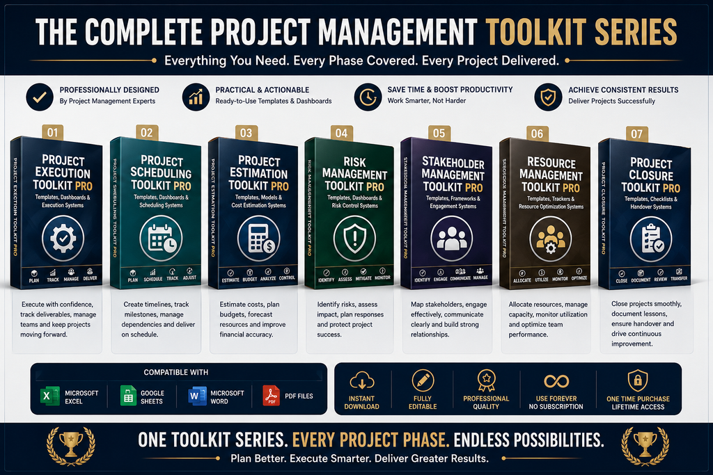 Project Execution Toolkit Pro | Templates, Dashboards & Execution Systems
