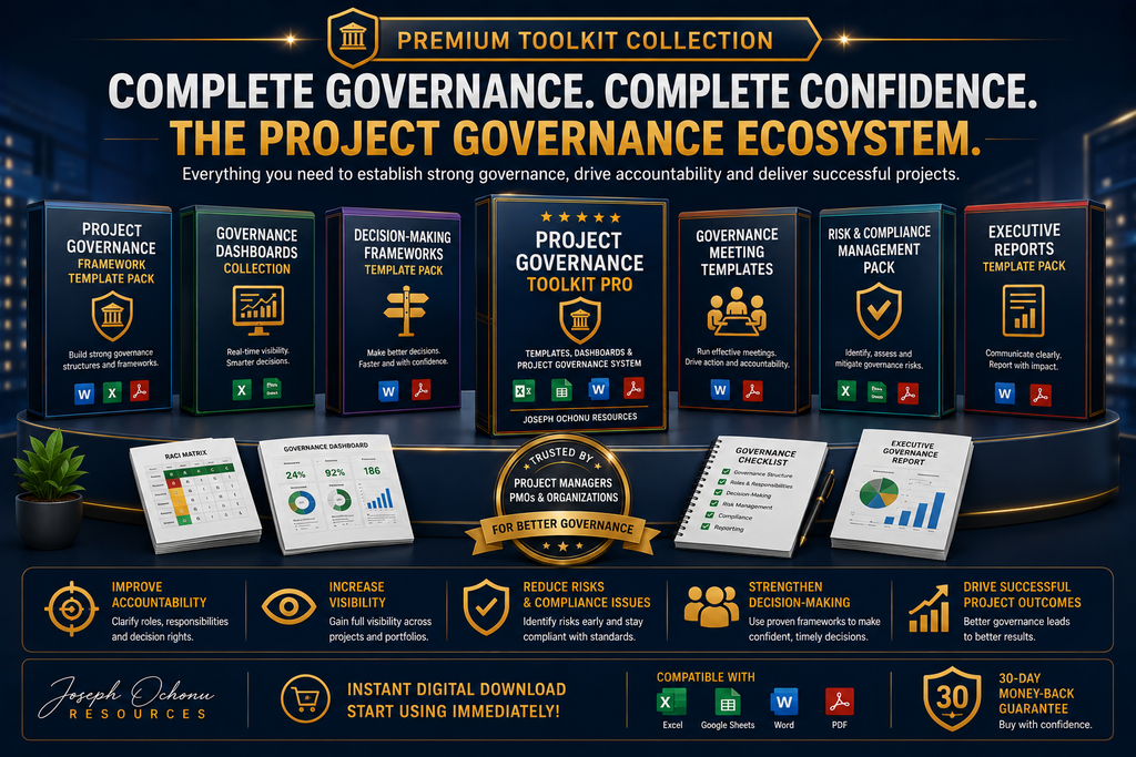 Project Governance Toolkit Pro – Dashboards & Governance System for PMOs
