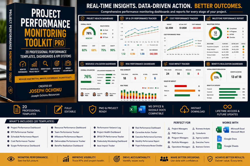Project Performance Monitoring Toolkit Pro